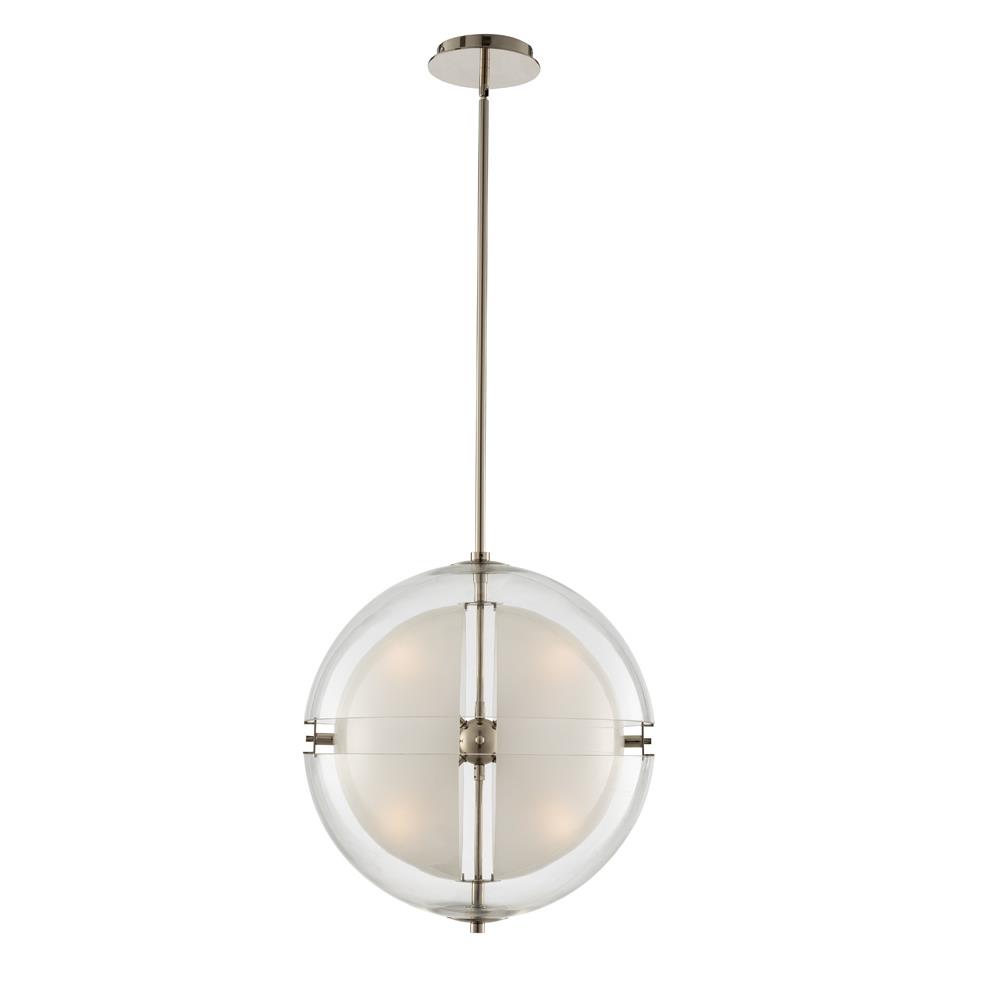 Kalco 509751PN Sussex 14 Inch Pendant in Polished Nickel