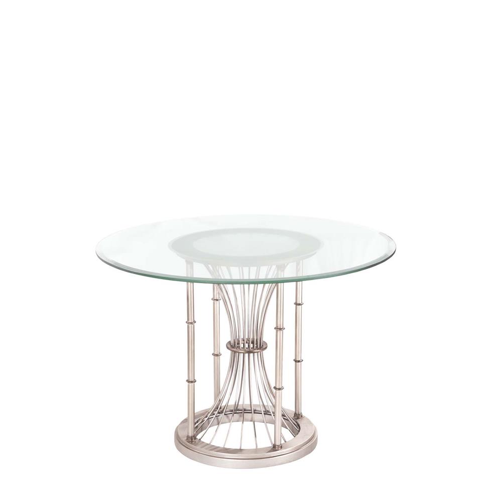 Kalco 800102PS Dining Table in Pearl Silver