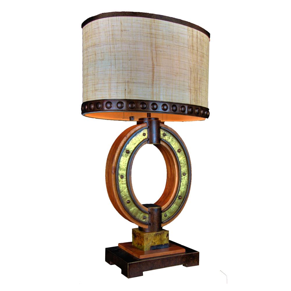 Kalco 895NI Aspen 2 Light Oval Table Lamp