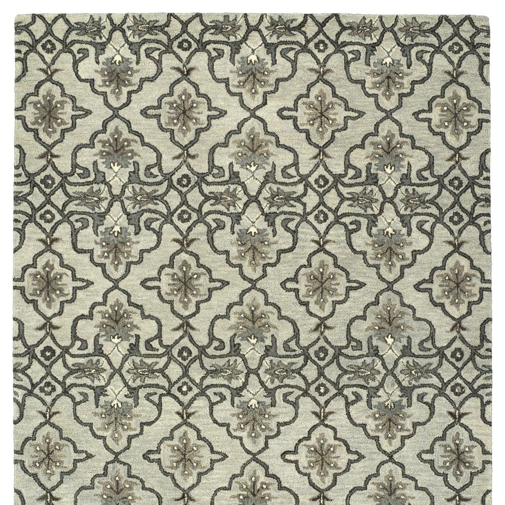 Kaleen Rugs 3214-88 Helena Collection 2 Ft 6 In x 8 Ft Runner Rug in Mint