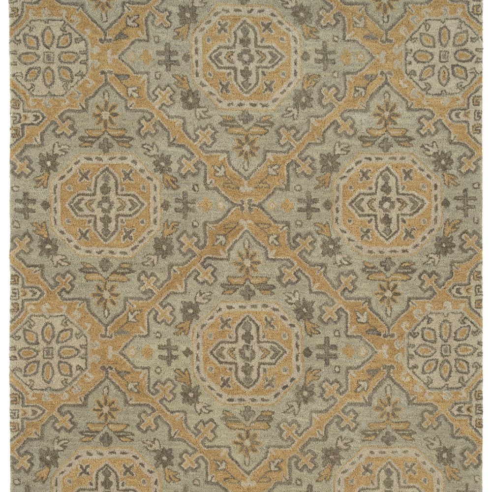 Kaleen Rugs 3221-59 Helena Collection 2 Ft 6 In x 8 Ft Runner Rug in Sage