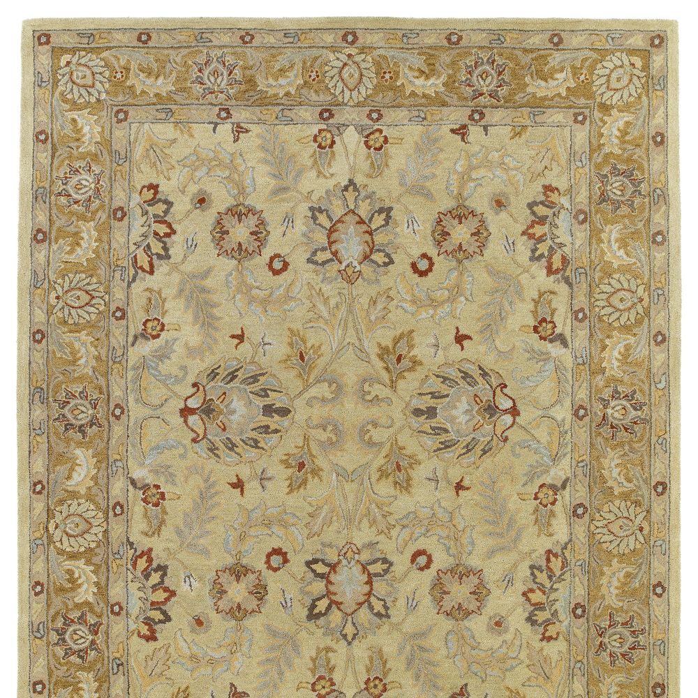 Kaleen Rugs 4053-5 Solomon Collection 8 Ft x 10 Ft Rectangle Rug in Gold 