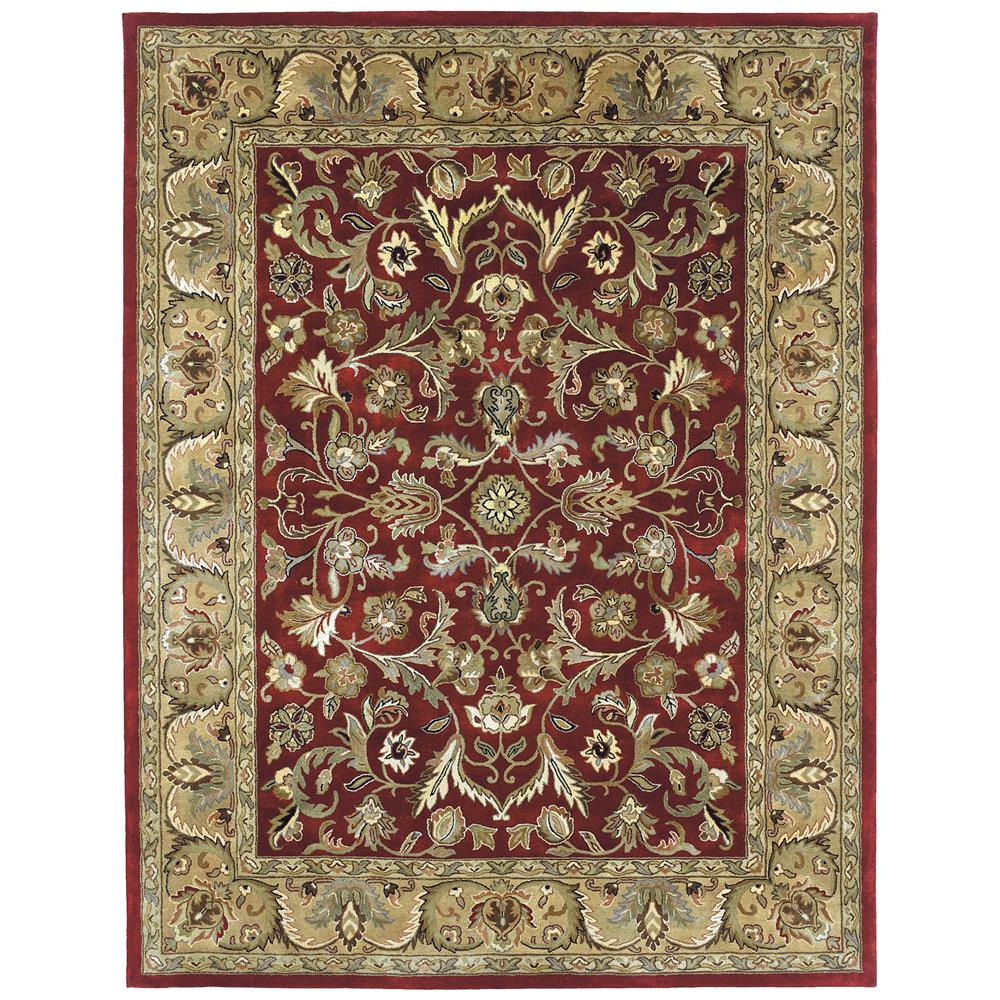 Kaleen Rugs 6001-25 Mystic Collection 2 Ft 3 In x 7 Ft 9 In Runner Rug in Red
