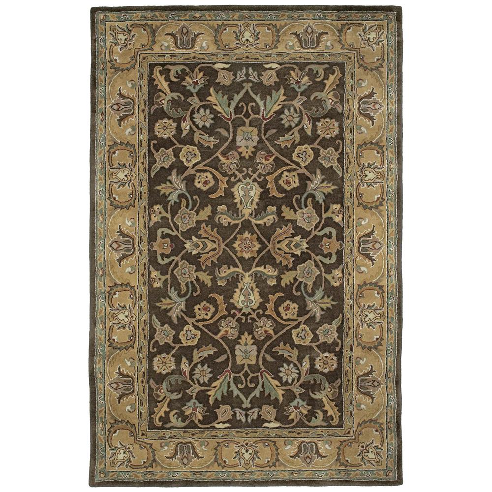 Kaleen Rugs 6001-40 Mystic Collection 9 Ft 6 In x 13 Ft Rectangle Rug in Chocolate