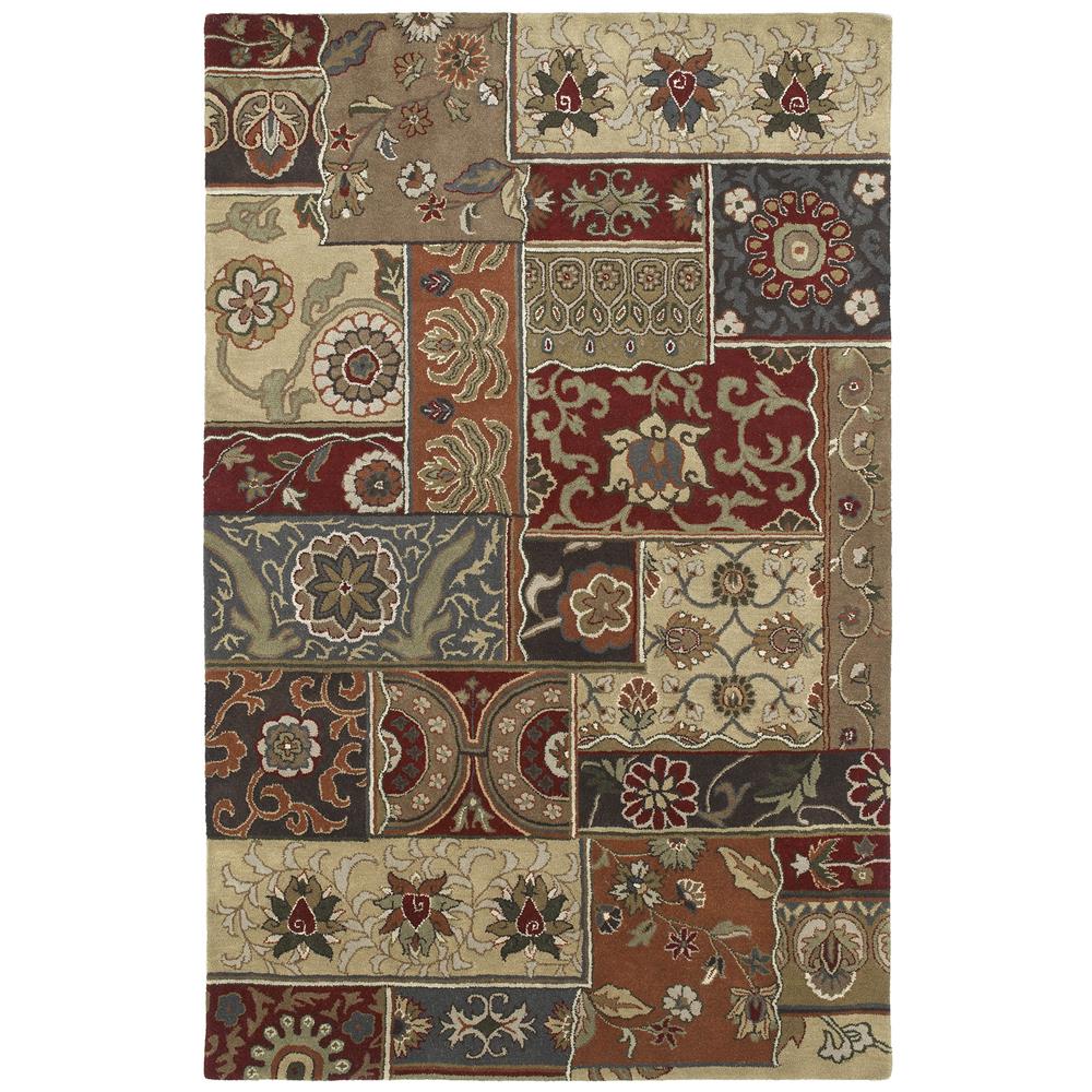 Kaleen Rugs 6061-38 Mystic Collection 8 Ft x 10 Ft Rectangle Rug in Charcoal
