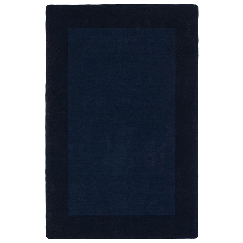Kaleen Rugs 7000-22 Regency Collection 8 Ft x 10 Ft Rectangle Rug in Navy