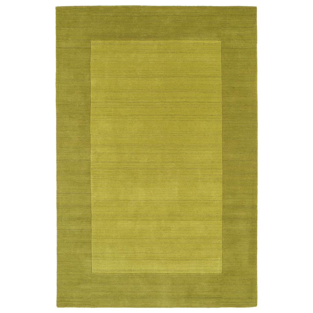 Kaleen Rugs 7000-96 Regency Collection 8 Ft x 10 Ft Rectangle Rug in Lime Green