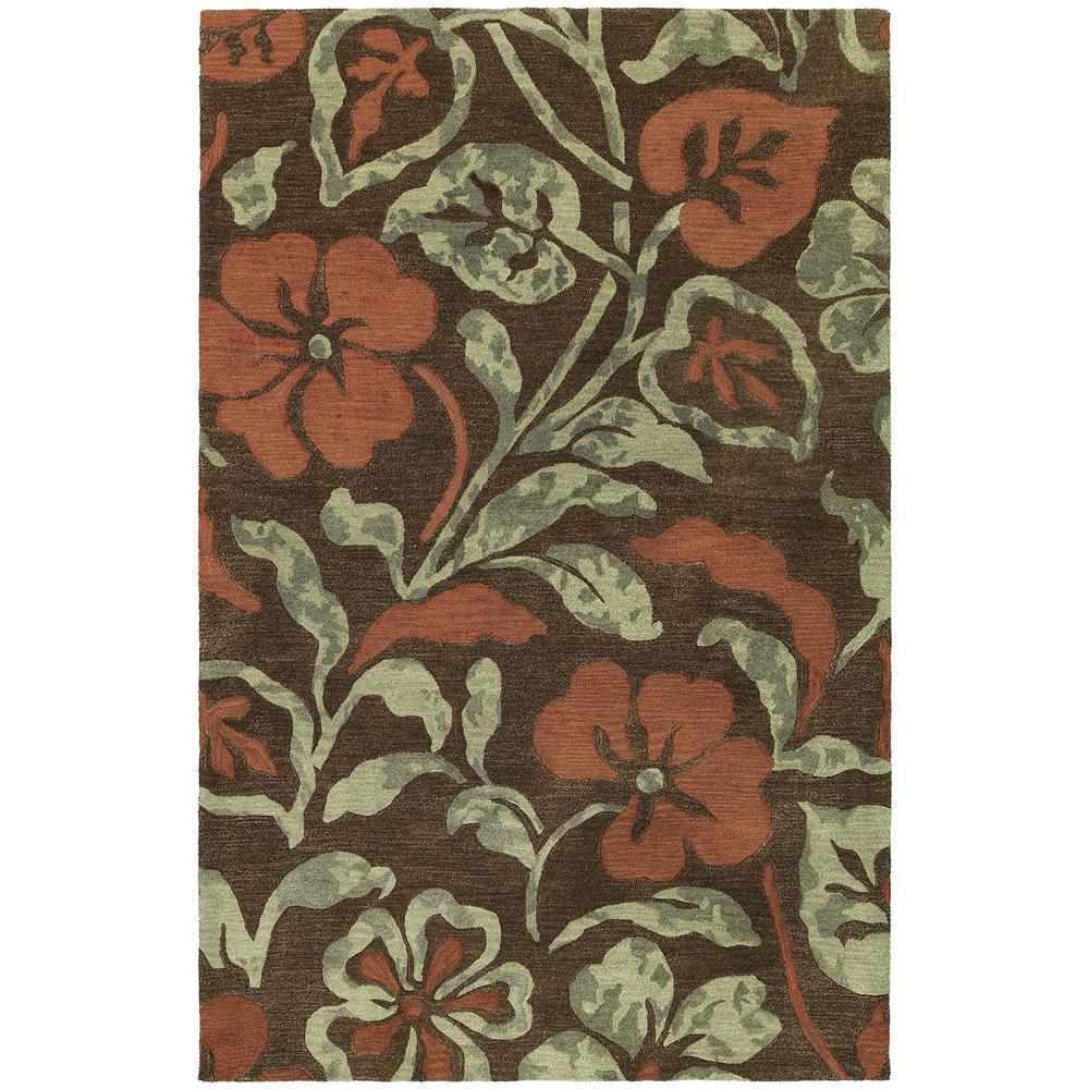 Kaleen Rugs 7512-49 Calais 5 Ft. X 7 Ft. 9 In. Rectangle Rug in Brown
