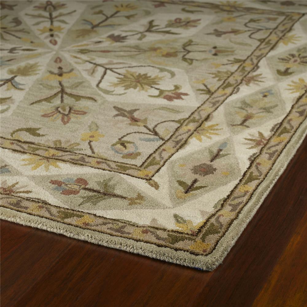 Kaleen Rugs 7803-59- Tara Square Collection 5 ft. 9 in. X 5 ft. 9 in. Rectangle Rug in Sage/Beige/Olive/Taupe/Camel/Milk Chocolate/Chocolate/Terracotta