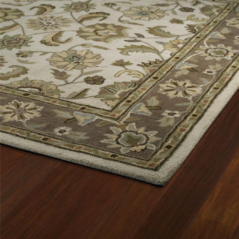 Kaleen Rugs 7807-42- Tara Square Collection 9 ft. 9 in. X 9 ft. 9 in. Square Rug in Linen/Beige/Sage/Olive/Taupe/Camel/Milk Chocolate/Chocolate/Terracotta
