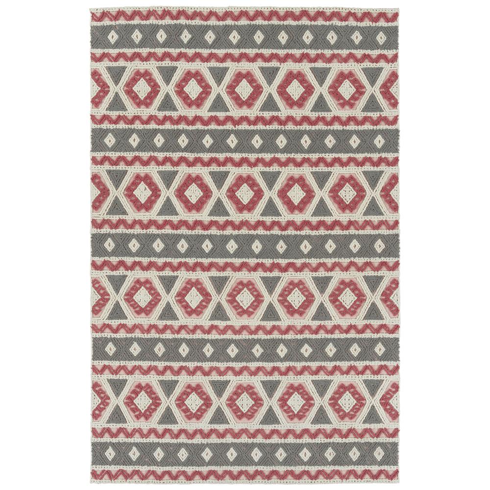 Kaleen Rugs AGC01-92 Ayrlies Garden Collection 2 Ft x 3 Ft Rectangle Rug in Pink