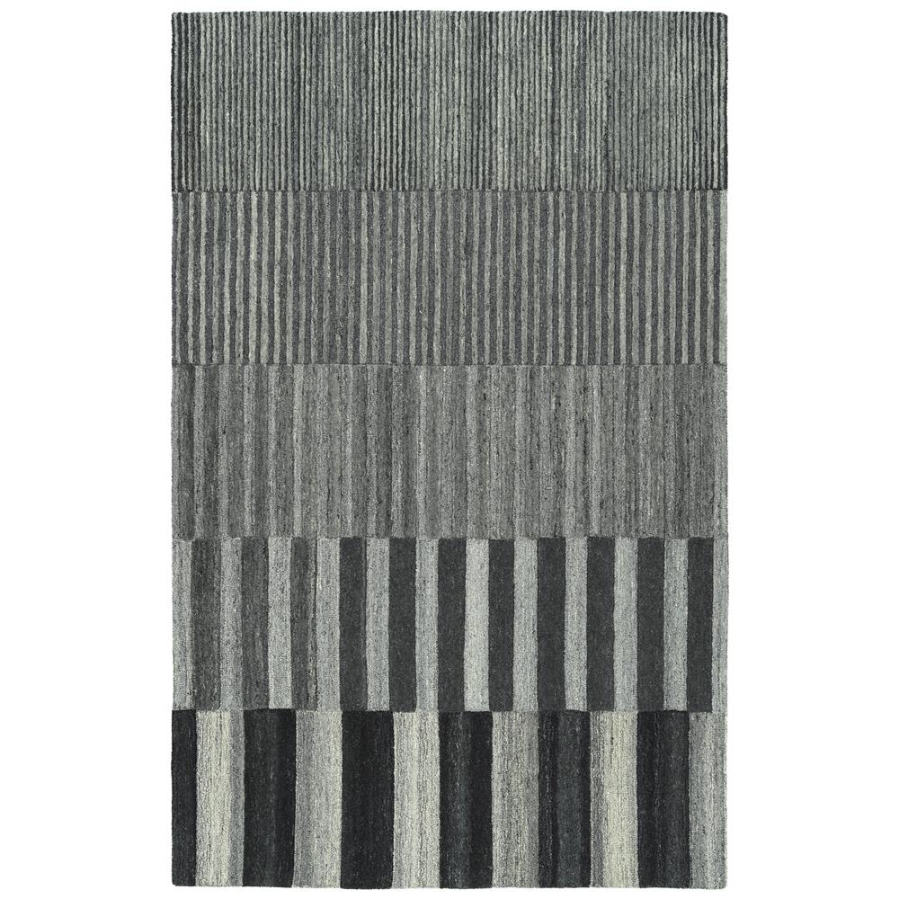 Kaleen Rugs ALZ01-38 Alzada Collection 2 Ft x 3 Ft Rectangle Rug in Charcoal