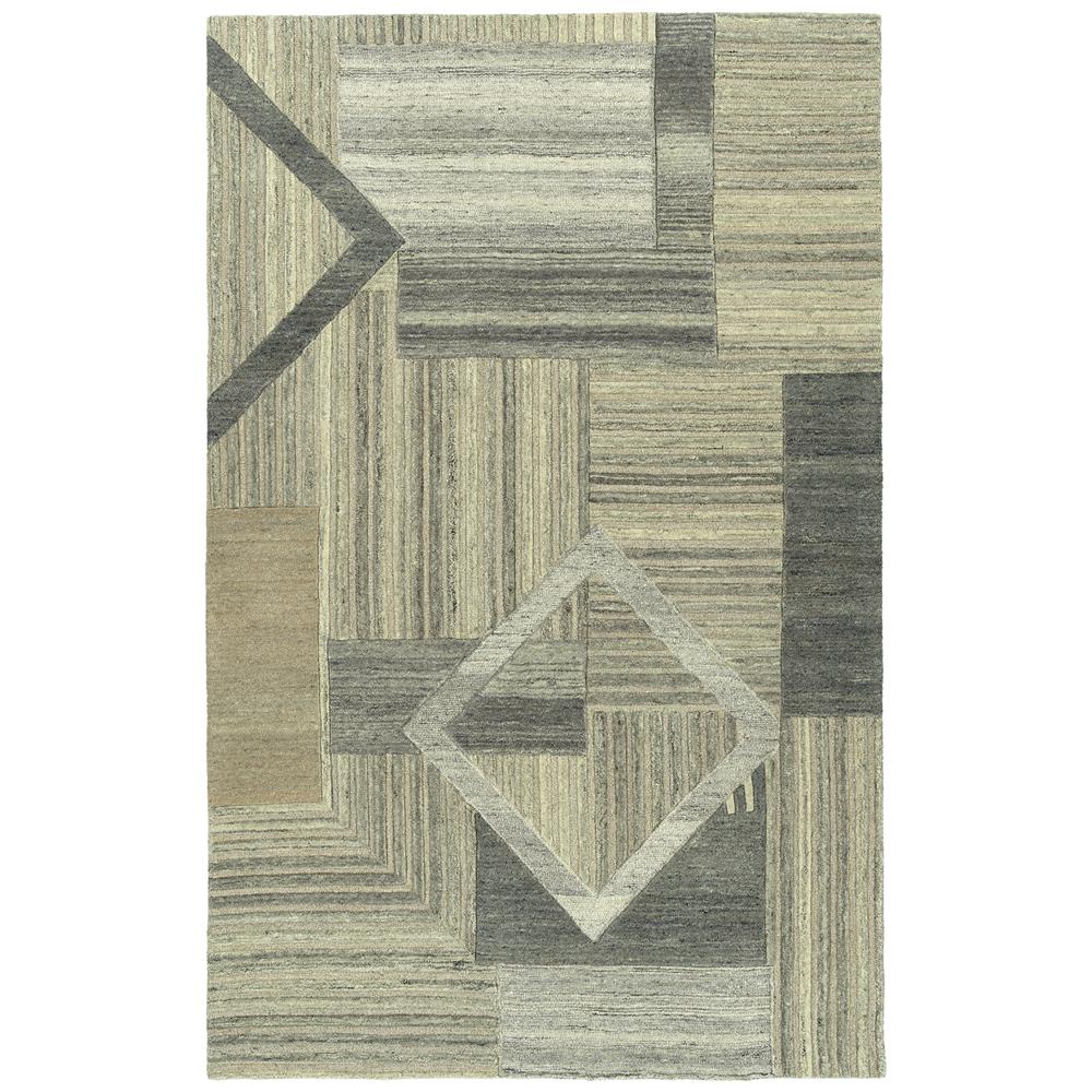 Kaleen Rugs ALZ04-49 Alzada Collection 5 Ft x 7 Ft 9 In Rectangle Rug in Brown