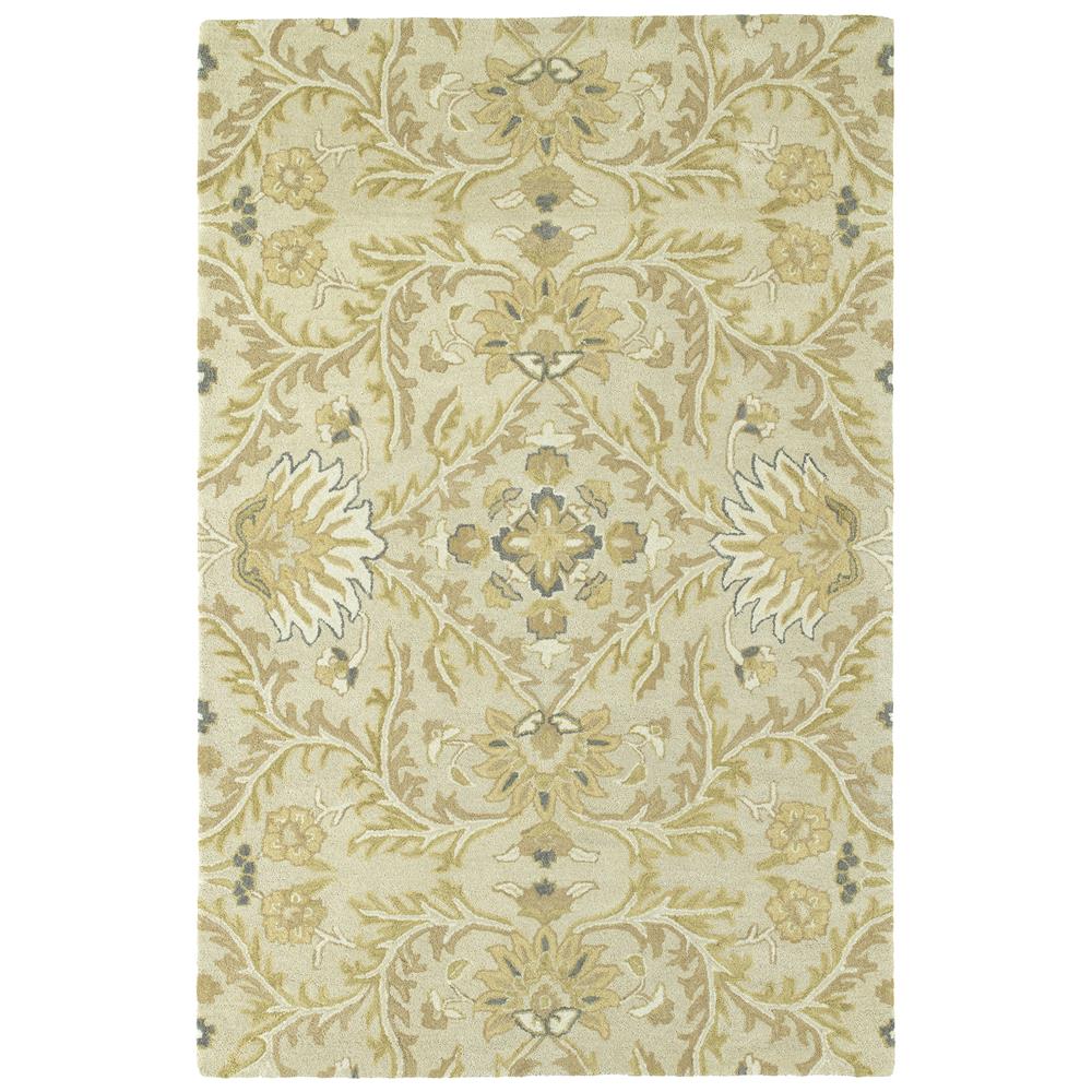 Kaleen Rugs AMA01-1 Amaranta Collection 4 Ft x 6 Ft Rectangle Rug in Ivory