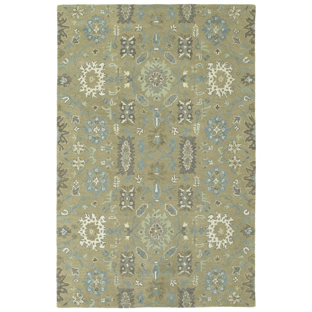 Kaleen Rugs AMA03-59 Amaranta Collection 5 Ft x 7 Ft 9 In Rectangle Rug in Sage 