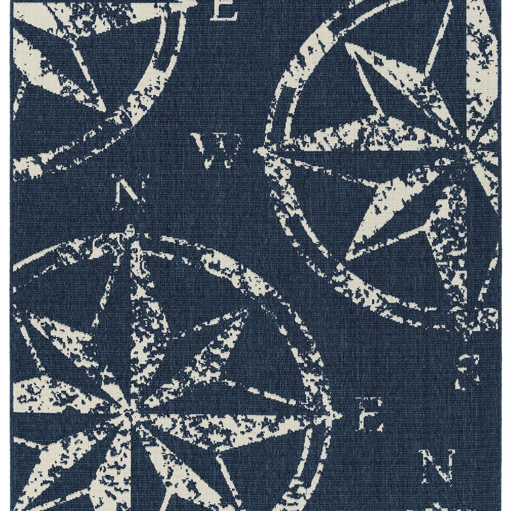 Kaleen Rugs AML01-22 Amalie Collection 7 Ft 2 In x 10 Ft 5 In Rectangle Rug in Navy