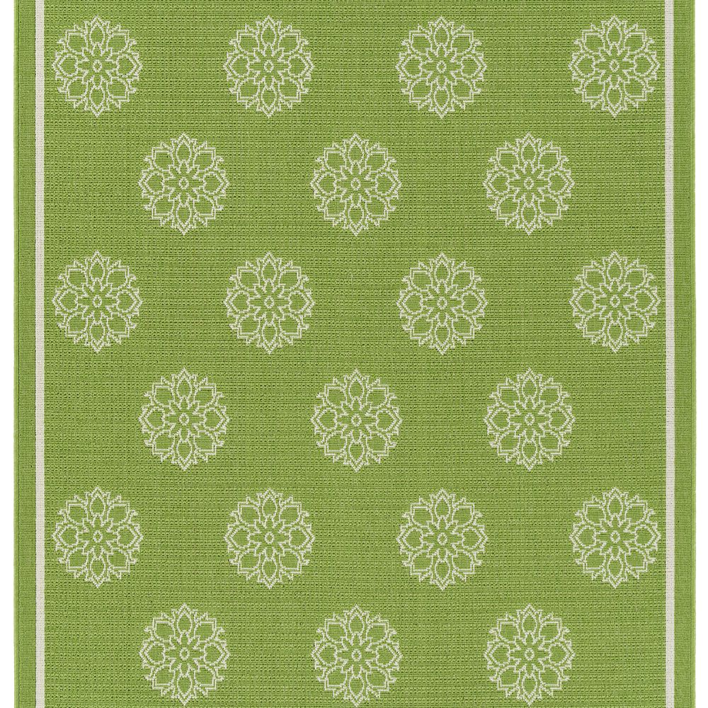 Kaleen Rugs AML07-96 Amalie Collection 3 Ft 6 In x 5 Ft 6 In Rectangle Rug in Lime Green