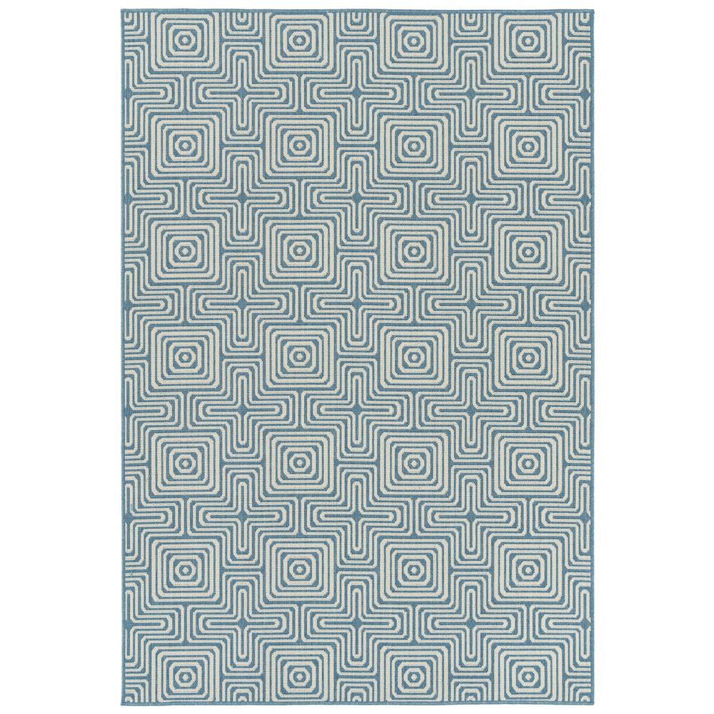 Kaleen Rugs AML10-79 Amalie Collection 2 Ft 2 In x 8 Ft Runner Rug in Light Blue