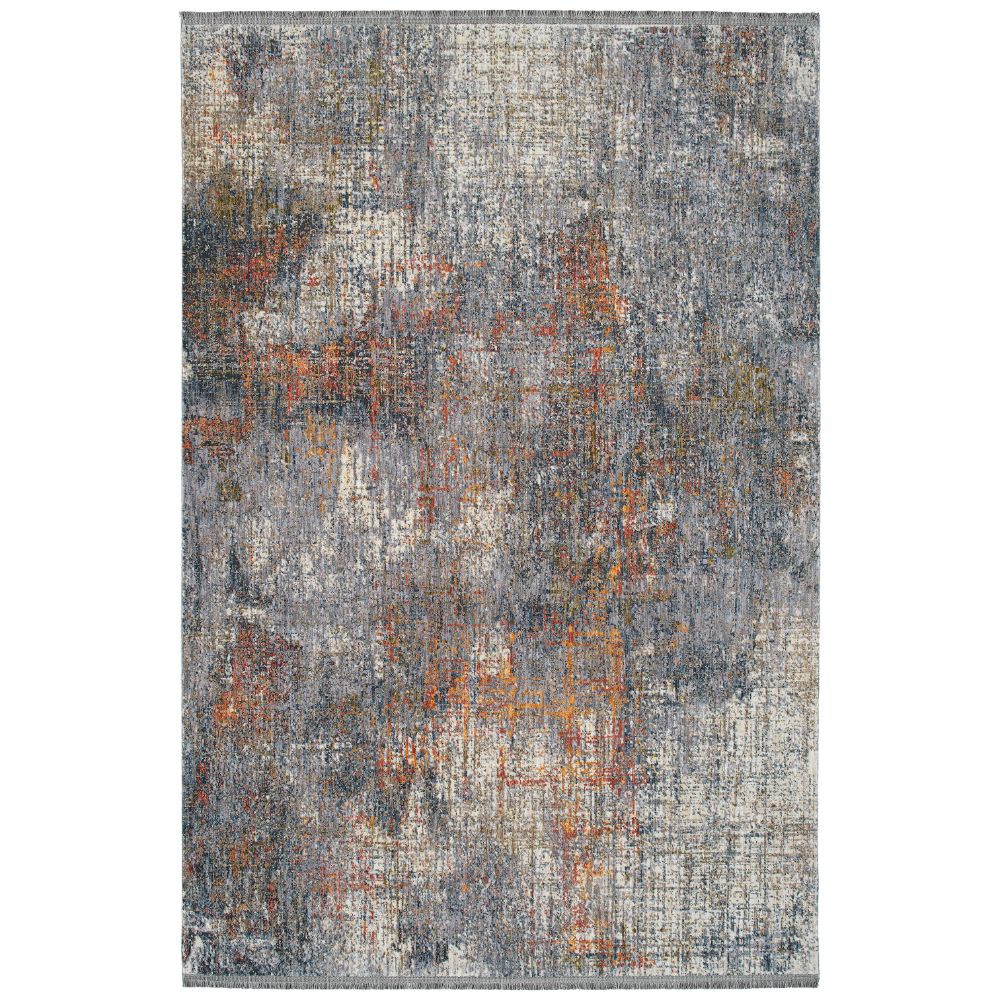 Kaleen Rugs ATU05-20 Artundra Collection 9 ft. 6 in. X 13 ft. 1 in. Rectangle Rug in Lavender/Denim/Gray/Ivory/Orange/Red/Olive/Navy/Brown/Sand 