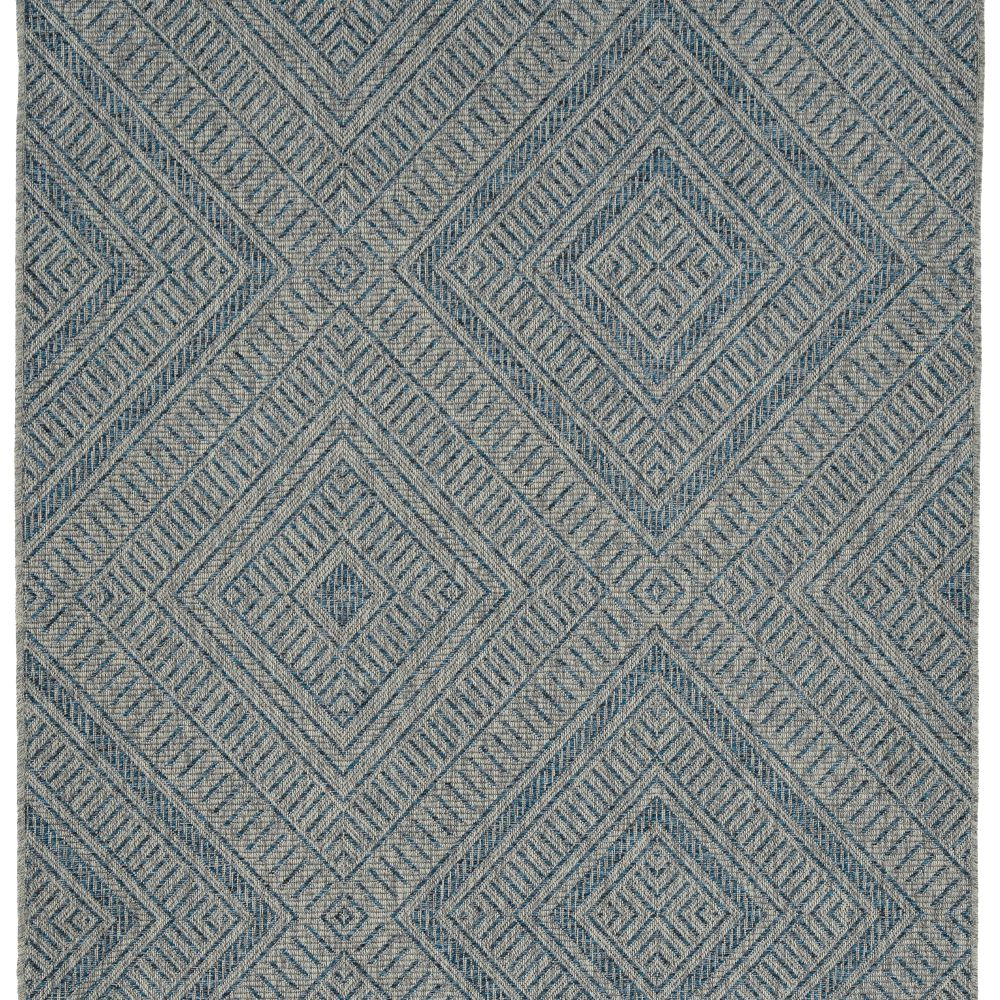 Kaleen Rugs BAC01-17 Bacalar Collection 7 Ft 10 In X 10 Ft Rectangle Rug in Blue