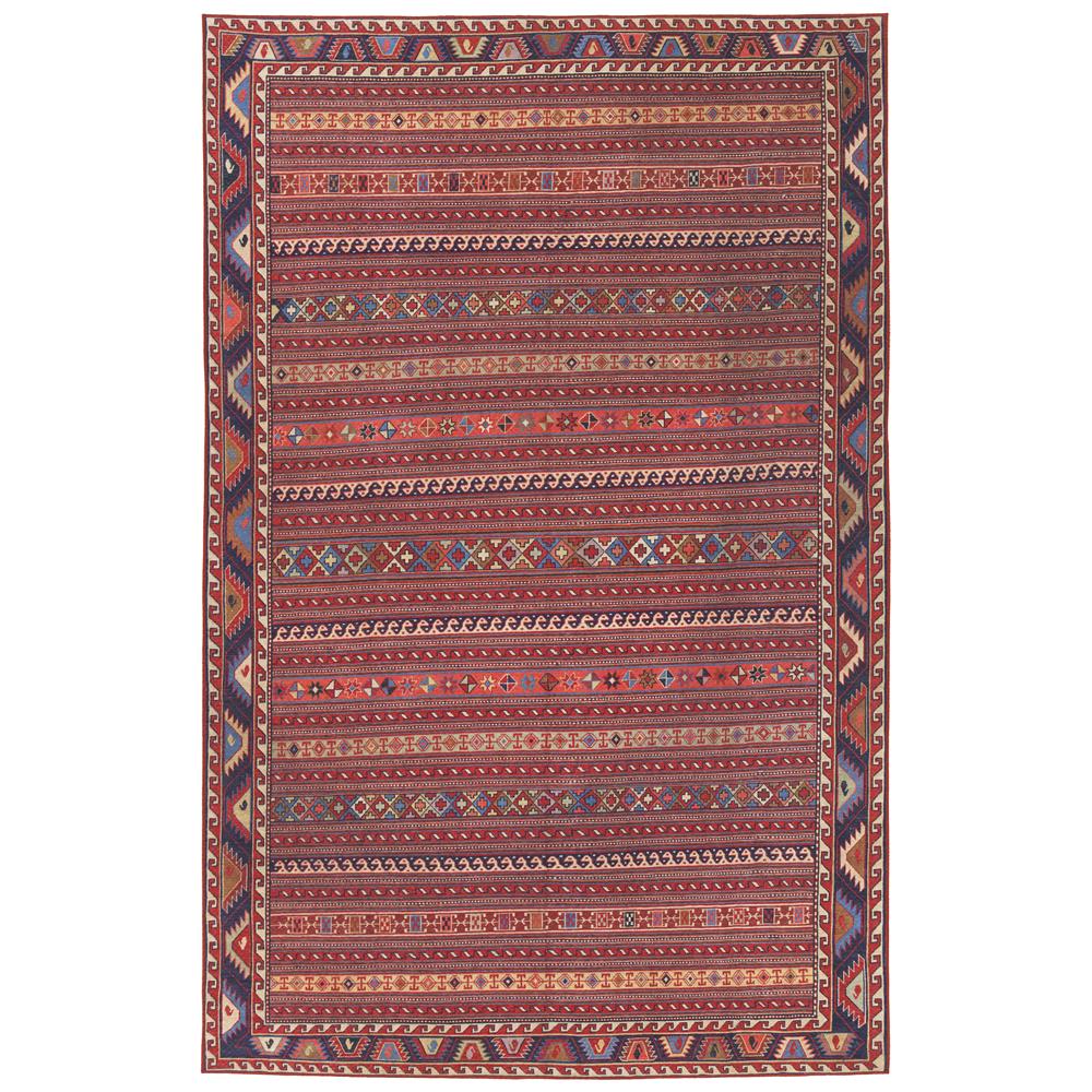 Kaleen Rugs BOH02-25 Boho Patio Collection 2 Ft x 3 Ft Rectangle Rug in Red 