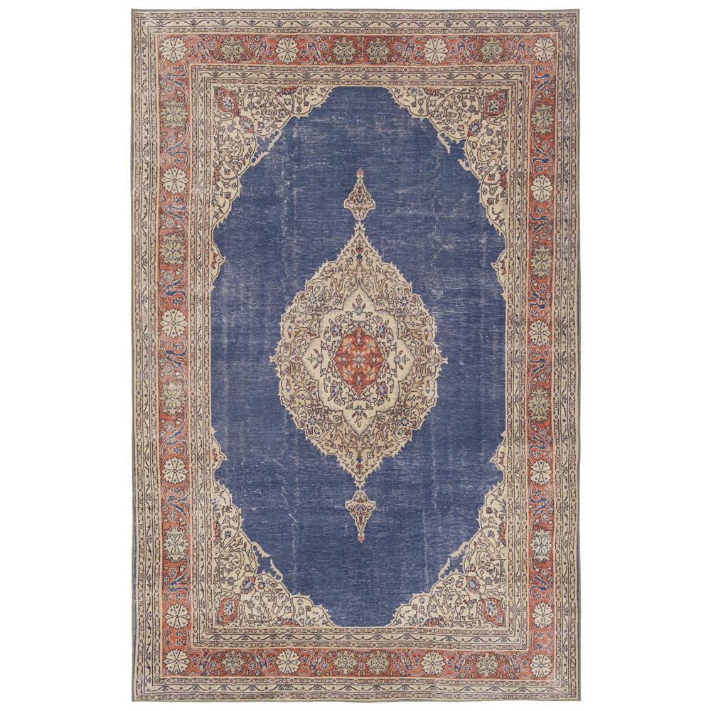 Kaleen Rugs BOH05-10 Boho Patio Collection 2 Ft x 3 Ft Rectangle Rug in Denim 