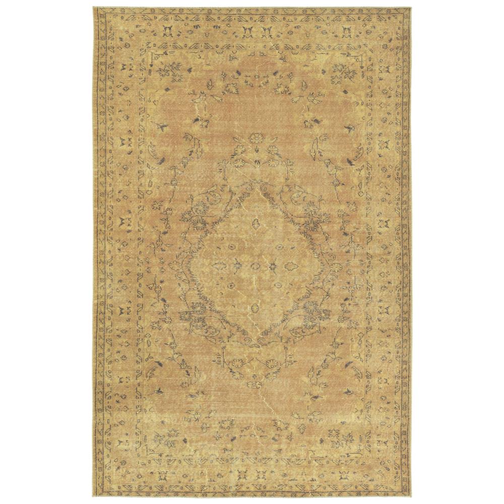 Kaleen Rugs BOH07-5 Boho Patio Collection 2 Ft x 3 Ft Rectangle Rug in Gold 