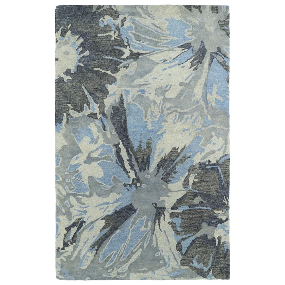 Kaleen Rugs BRS06-75 Brushstrokes Collection 3 Ft 6 In x 5 Ft 6 In Rectangle Rug in Grey