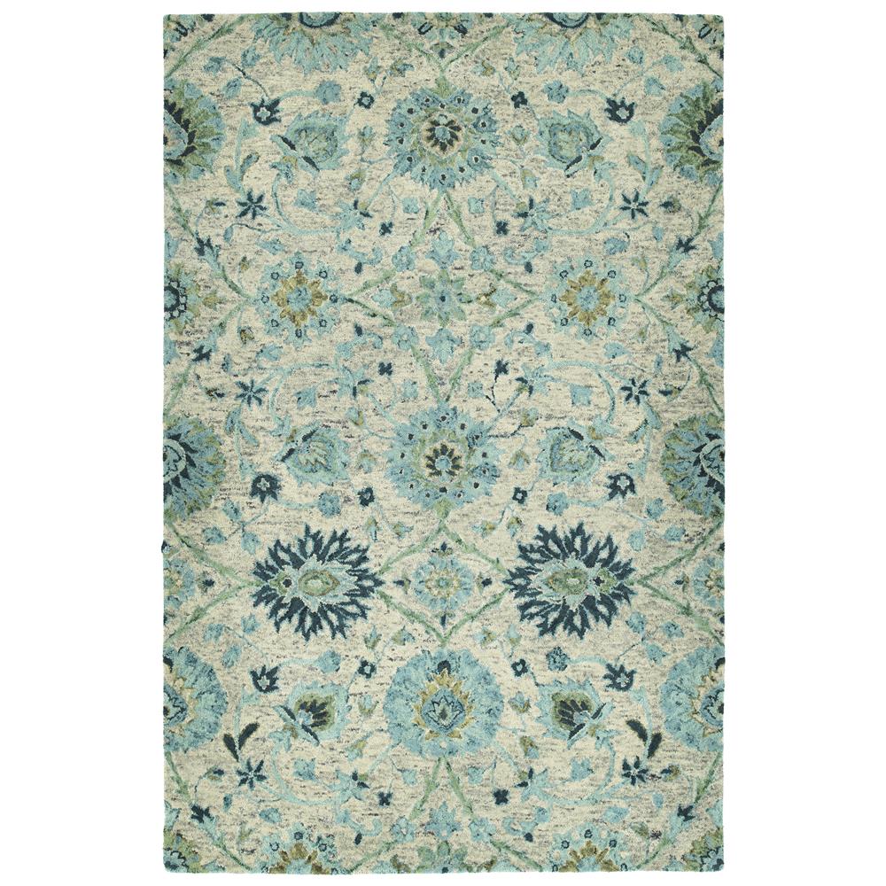Kaleen Rugs CHA03-78 Chancellor Collection 4 Ft x 6 Ft Rectangle Rug in Turquoise 