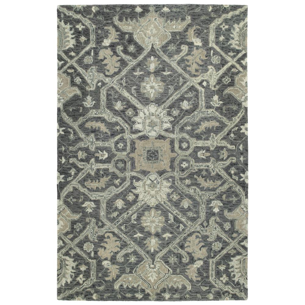 Kaleen Rugs CHA04-68 Chancellor Collection 4 Ft x 6 Ft Rectangle Rug in Graphite 