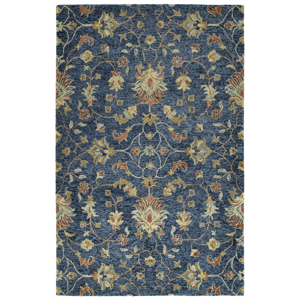 Kaleen Rugs CHA05-10 Chancellor Collection 10 Ft x 14 Ft Rectangle Rug in Denim 
