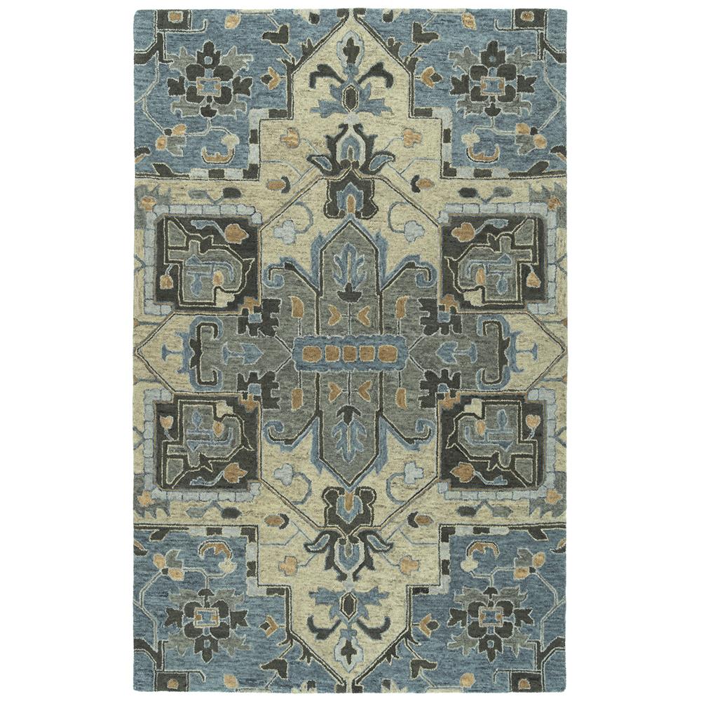 Kaleen Rugs CHA09-17 Chancellor Collection 8 Ft x 10 Ft Rectangle Rug in Blue