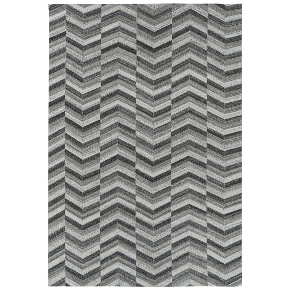 Kaleen Rugs CHP01-38 Chaps Collection 2 Ft x 3 Ft Rectangle Rug in Charcoal