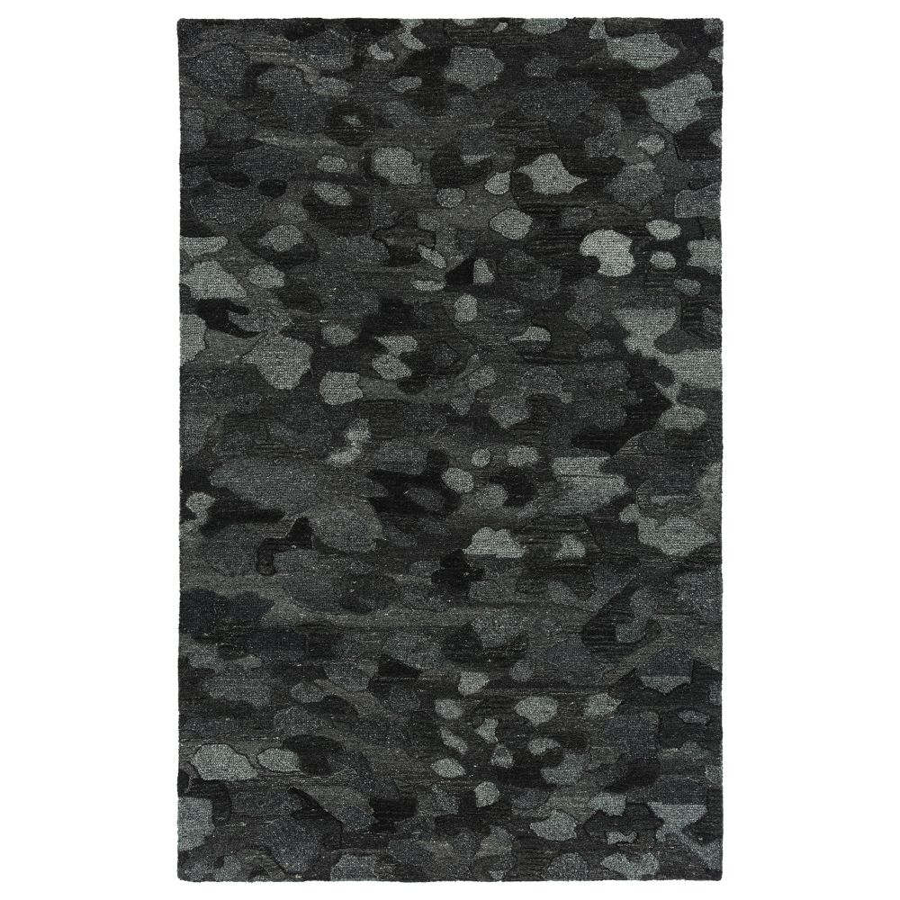 Kaleen Rugs CLV99-38 Calvin 8 Ft x 10 Ft Rectangle Rug in Charcoal