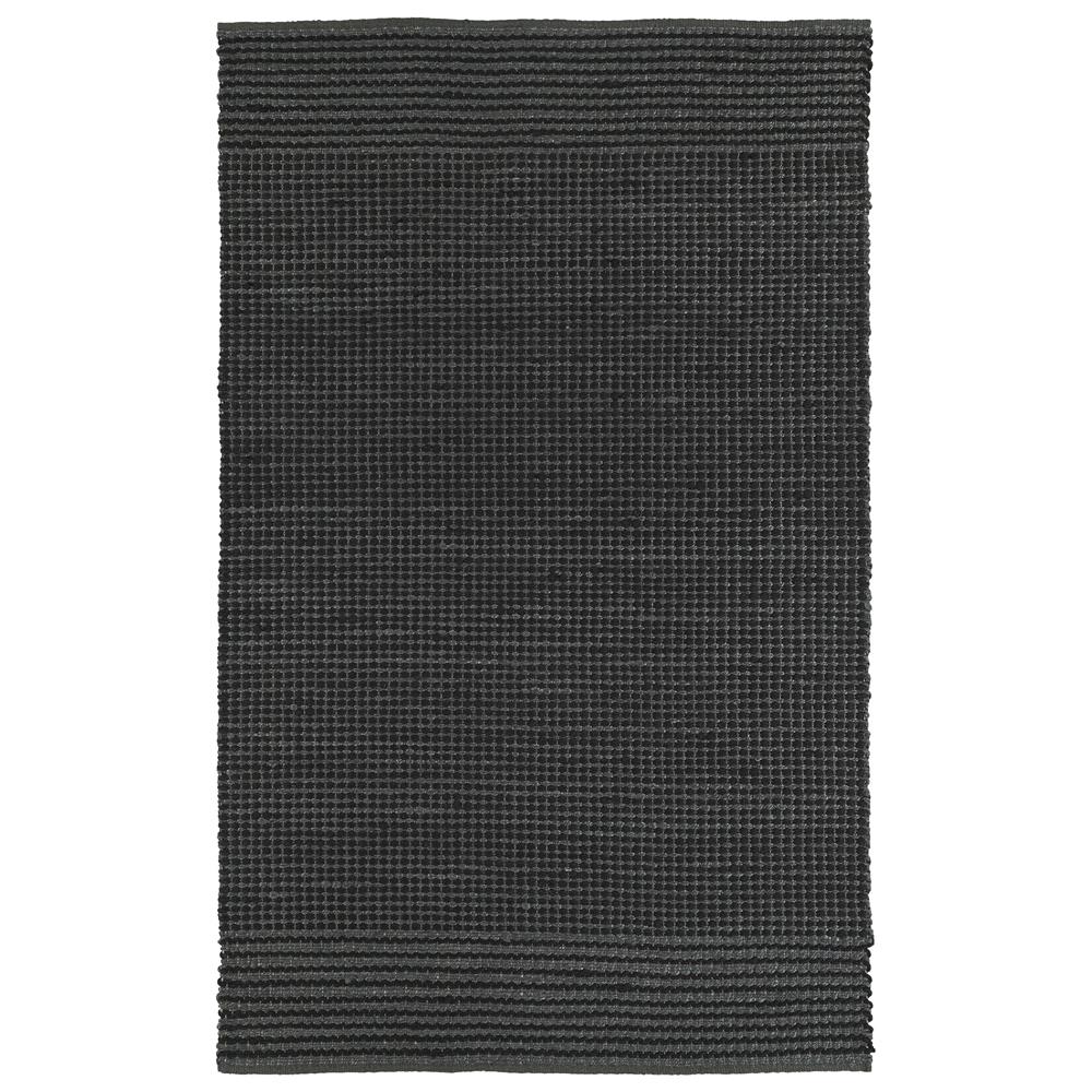 Kaleen Rugs COL01-38 Colinas Collection 21 In x 34 In Rectangle Rug in Charcoal