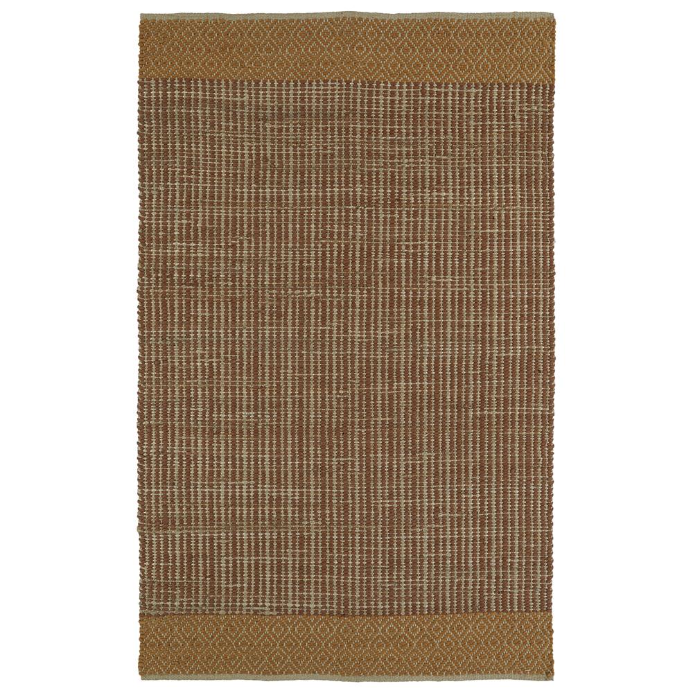 Kaleen Rugs COL02-53 Colinas Collection 5 Ft x 7 Ft 6 In Rectangle Rug in Paprika