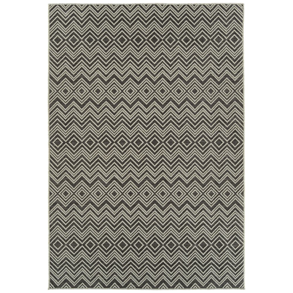 Kaleen Rugs COV07-60 Cove Collection 5 ft. 3 in. X 7 ft. 6 in. Rectangle Rug in Mocha/Ivory/Taupe
