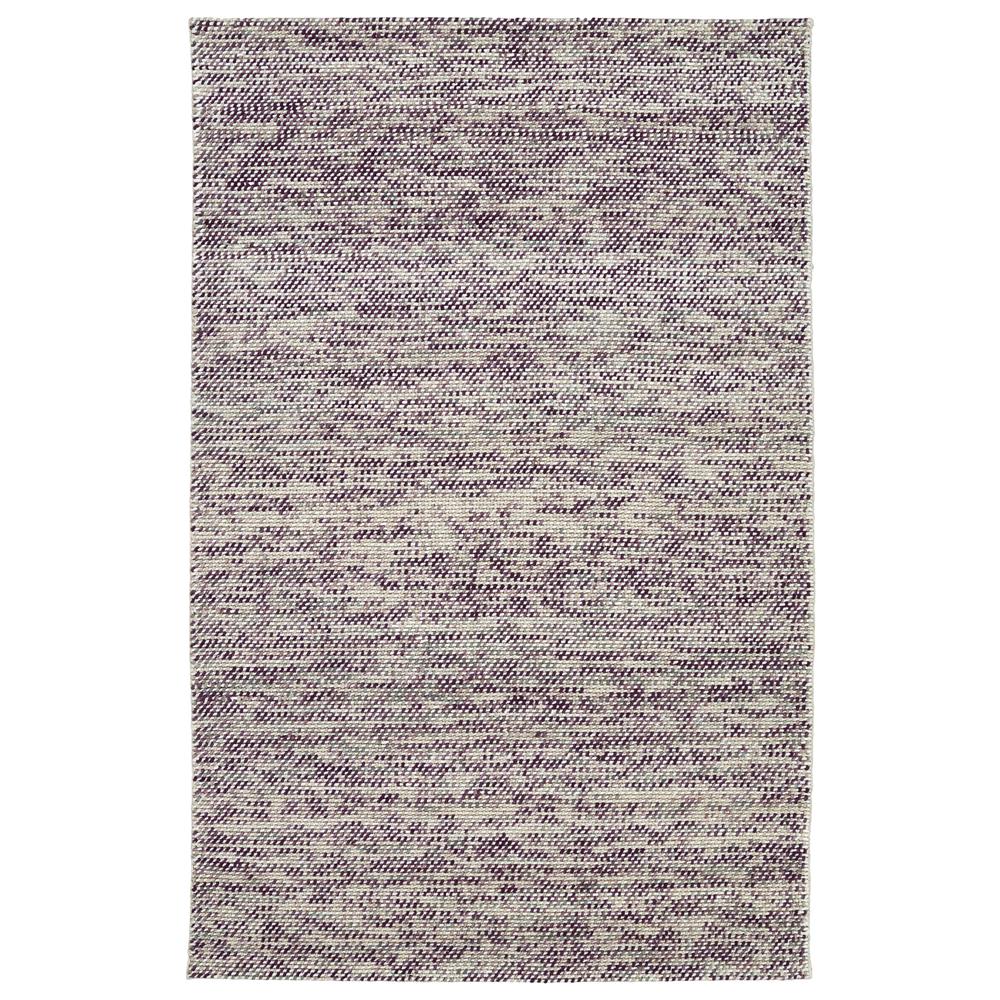 Kaleen Rugs CRD01-95 Cord Collection 2 Ft x 3 Ft Rectangle Rug in Purple