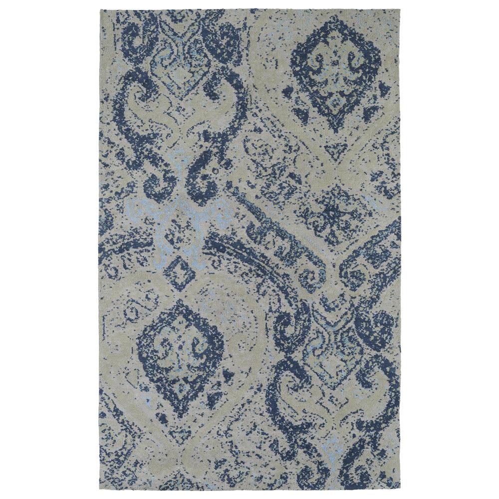Kaleen Rugs CTC04-17 Cozy Toes 8 Ft. X 10 Ft. Rectangle Rug in Blue