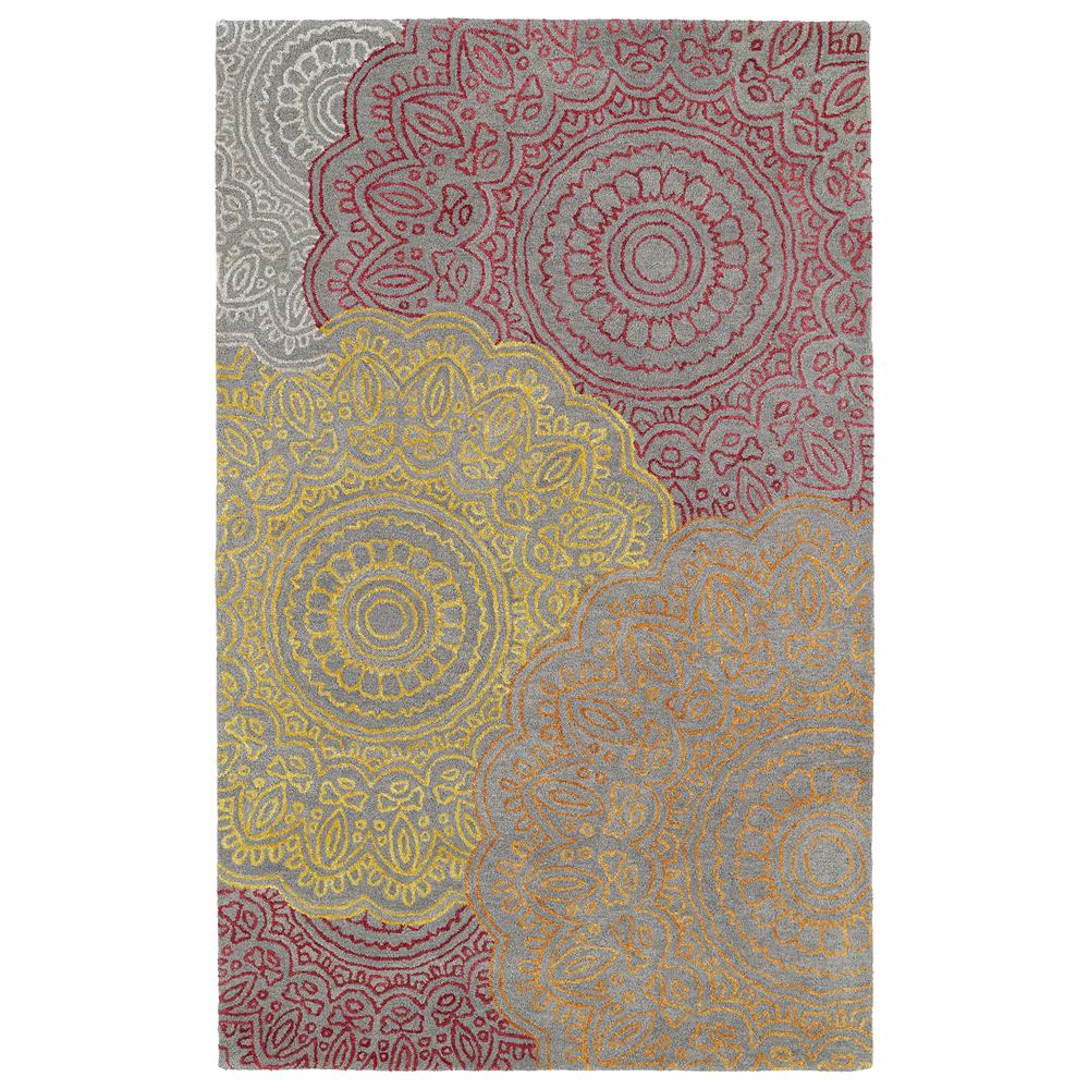 Kaleen Rugs DIV03-98 Divine 9 Ft. 6 In. X 13 Ft. Rectangle Rug in Fire