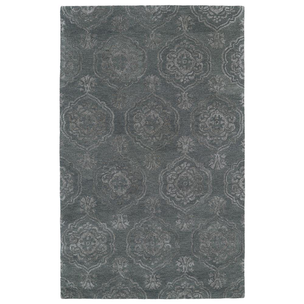 Kaleen Rugs DIV07-102 Divine 9 Ft. 6 In. X 13 Ft. Rectangle Rug in Pewter Green