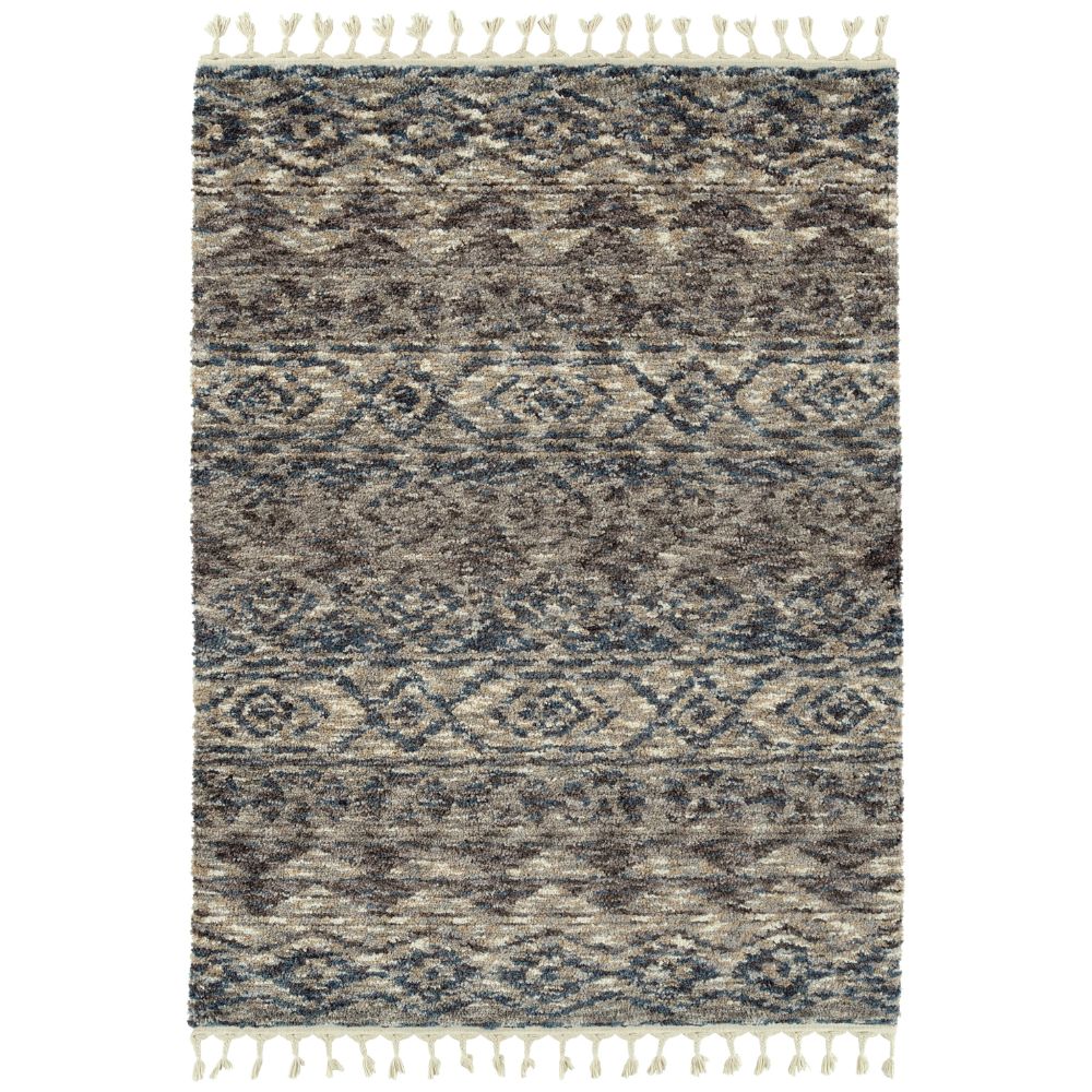 Kaleen Rugs DUN01-17 Duna Collection 5 Ft 3 In x 7 Ft 3 In Rectangle Rug in Blue