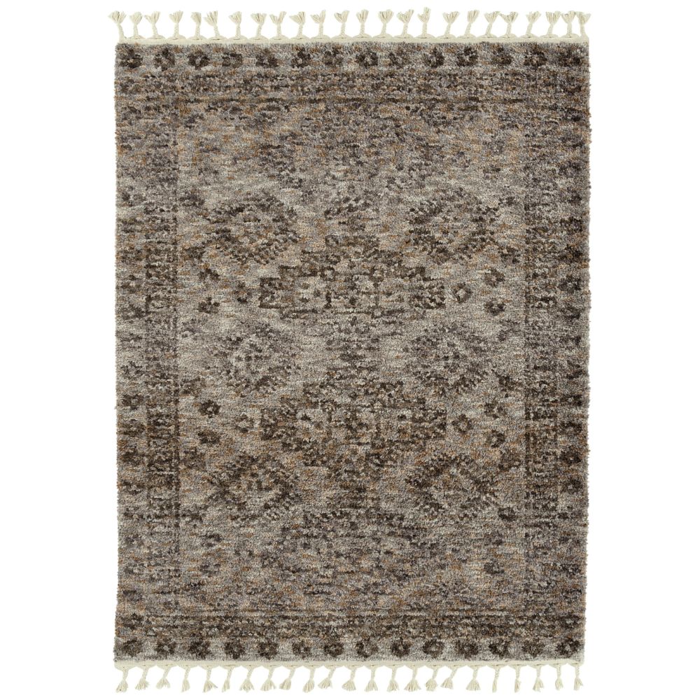 Kaleen Rugs DUN02-75 Duna Collection 5 Ft 3 In x 7 Ft 3 In Rectangle Rug in Grey