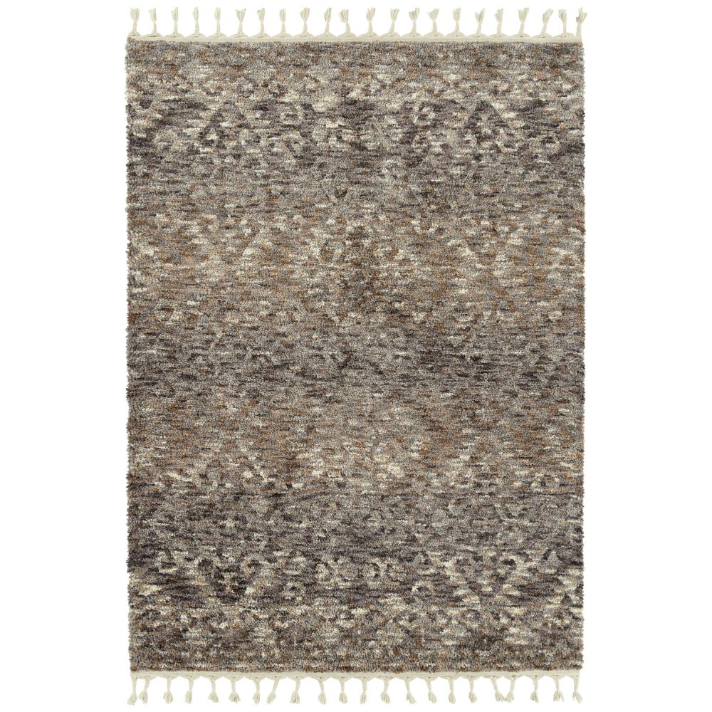 Kaleen Rugs DUN03-77 Duna Collection 5 Ft 3 In x 7 Ft 3 In Rectangle Rug in Silver