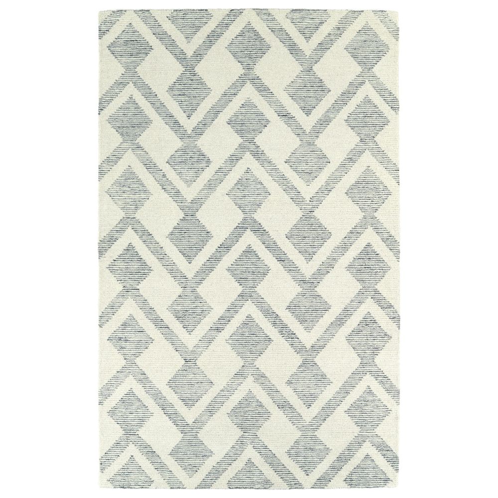 Kaleen Rugs ESE07-1 Evanesce Collection 2 Ft x 3 Ft Rectangle Rug in Ivory