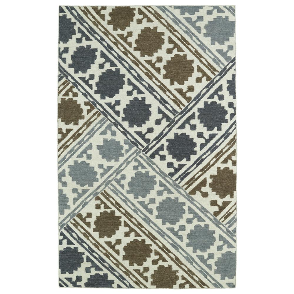 Kaleen Rugs GLA02-49 Glam 3 Ft. 6 In. X 5 Ft. 6 In. Rectangle Rug in Brown