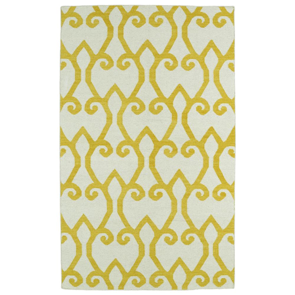 Kaleen Rugs GLA05-28 Glam 8 Ft. X 10 Ft. Rectangle Rug in Yellow