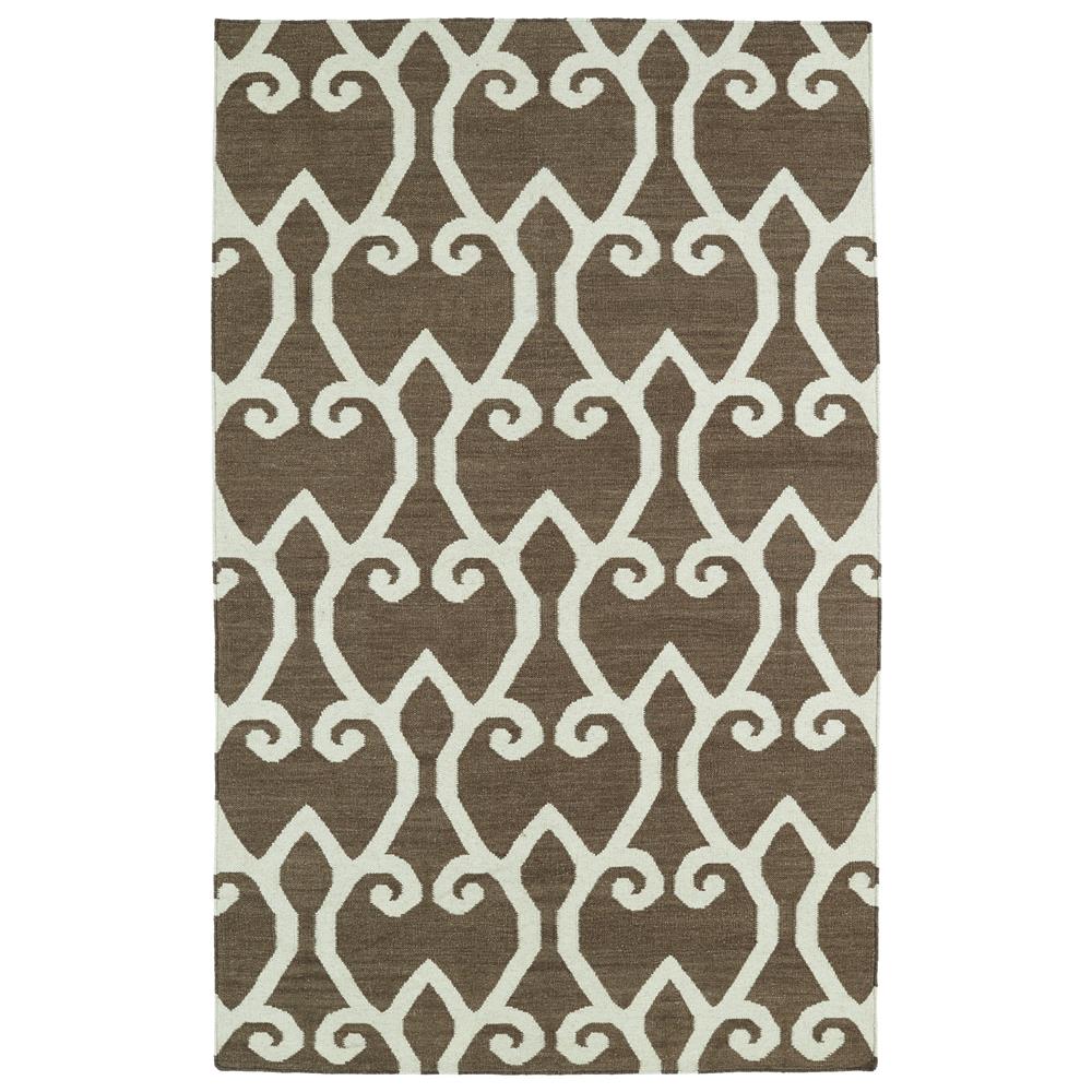 Kaleen Rugs GLA05-49 Glam 3 Ft. 6 In. X 5 Ft. 6 In. Rectangle Rug in Brown