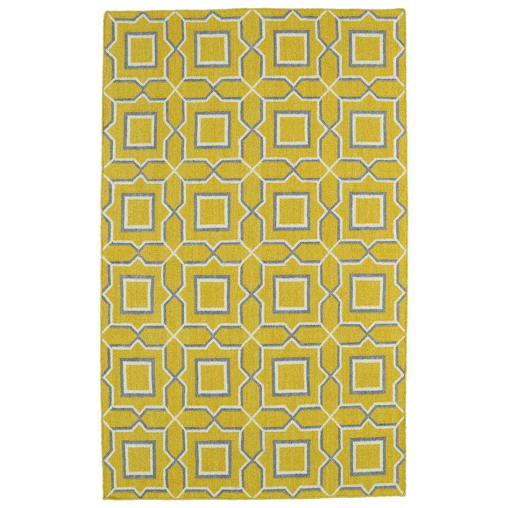 Kaleen Rugs GLA06-28 Glam 2 Ft. X 3 Ft. Rectangle Rug in Yellow