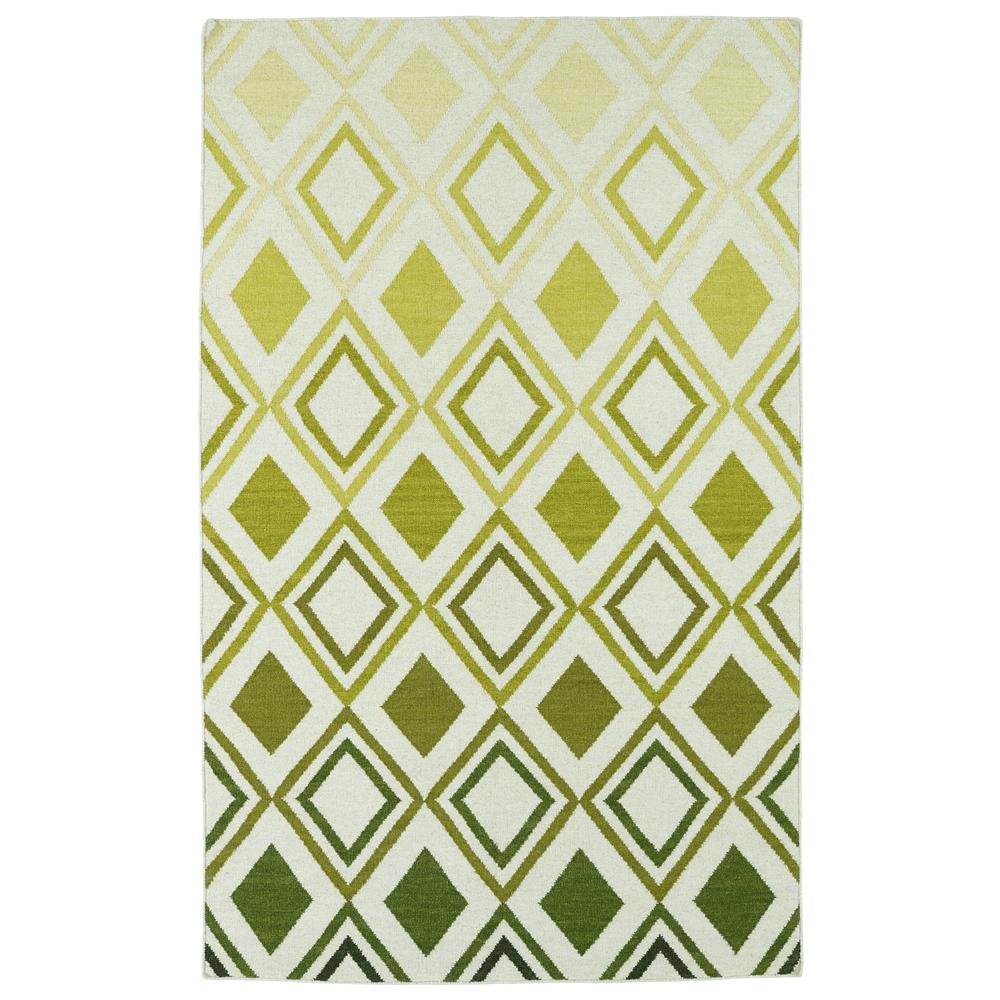 Kaleen Rugs GLA09-50 Glam 3 Ft. 6 In. X 5 Ft. 6 In. Rectangle Rug in Green